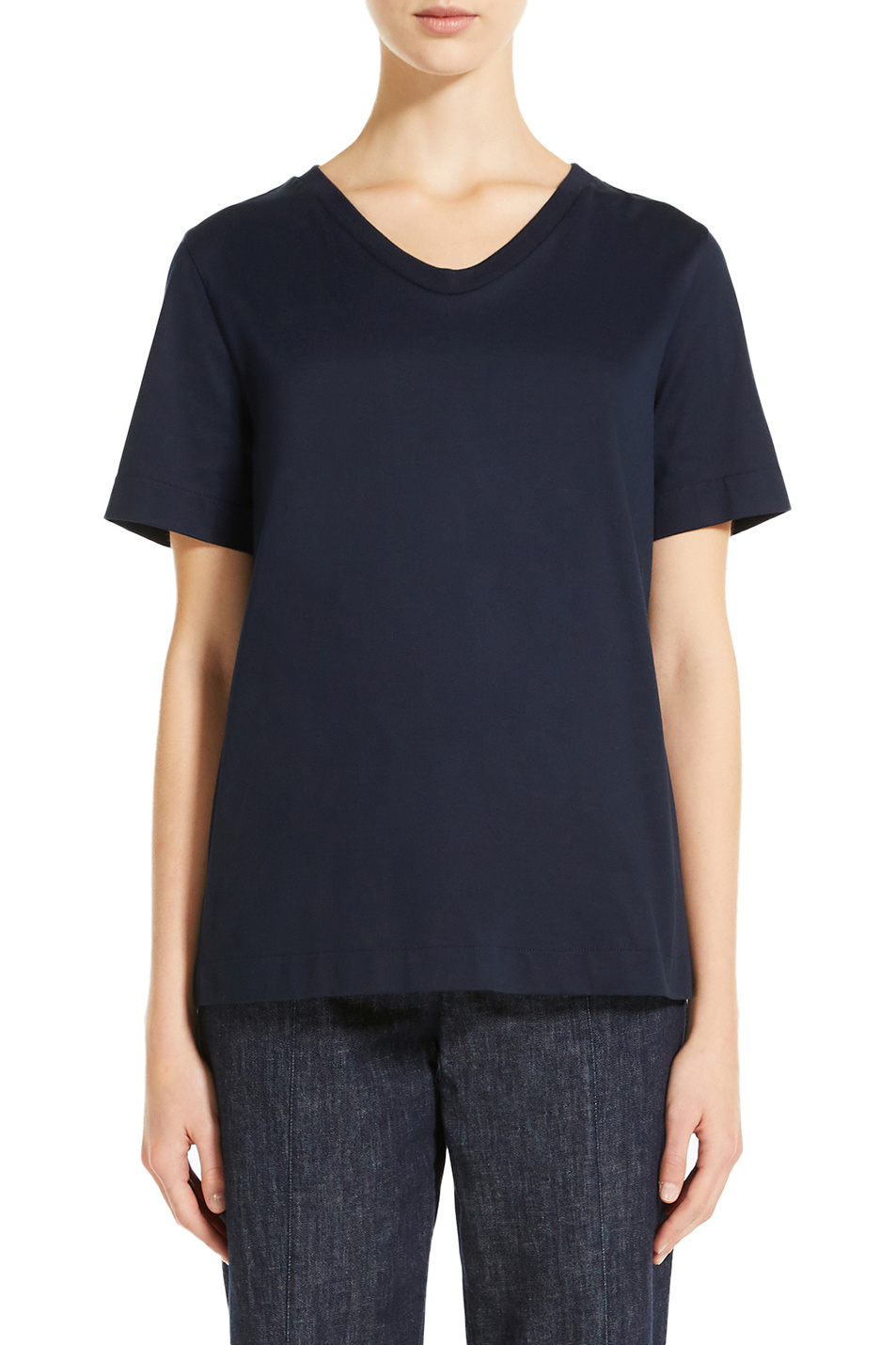 Женский Max Mara Футболка CESARE из хлопкового джерси (цвет ), артикул 99710121 | Фото 3