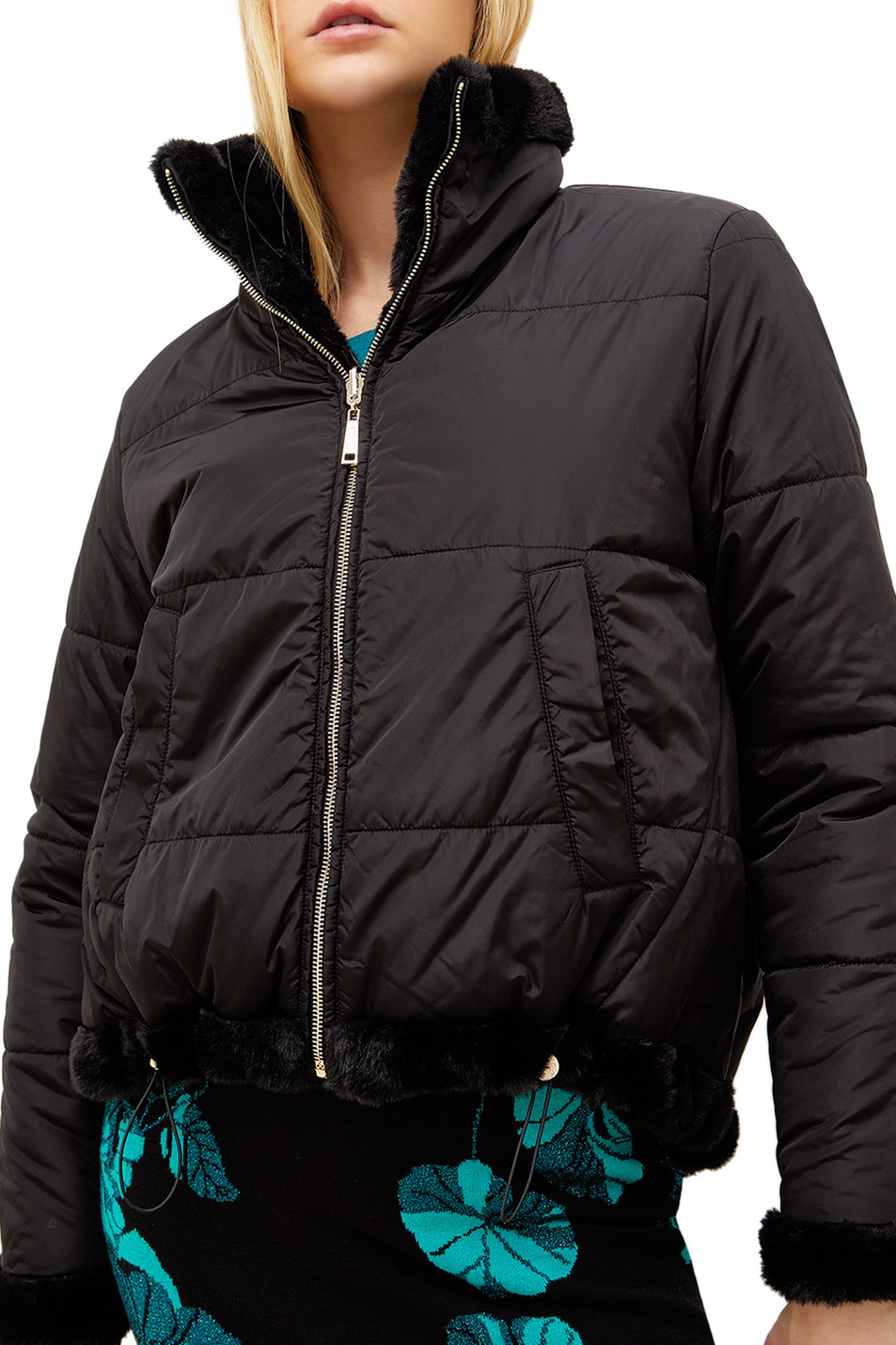 Liu Jo Двусторонняя куртка с варежками в комплекте (цвет ), артикул TF2172E0696 | Фото 4