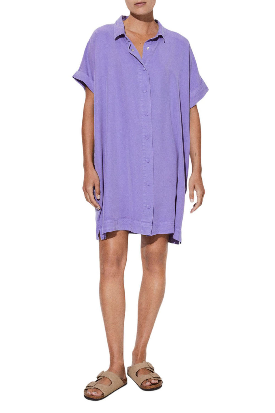 Женский Parfois Платье-рубашка из лиоцелла (цвет ), артикул 208038 | Фото 2