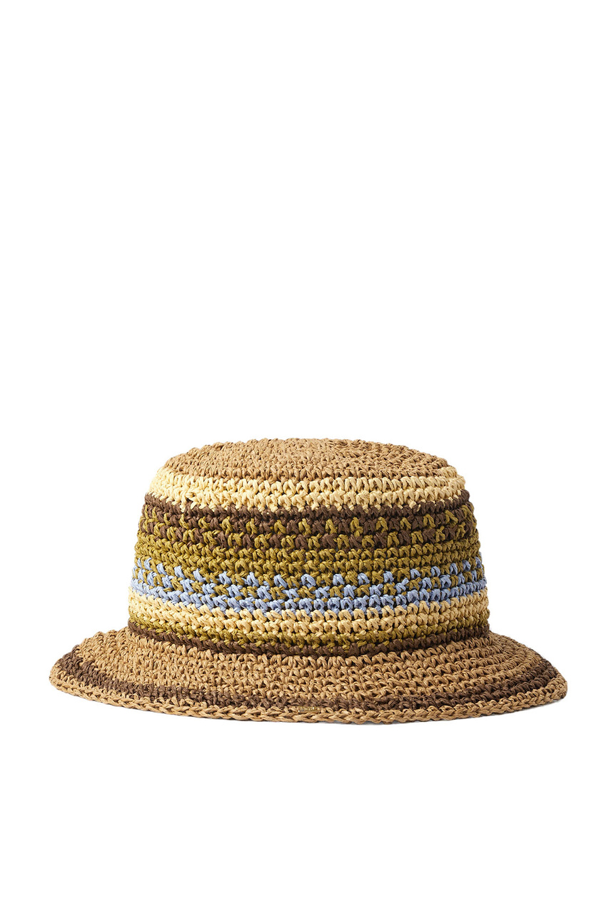Шляпа соломенная|Основной цвет:Разноцветный|Артикул:218612 | Фото 1