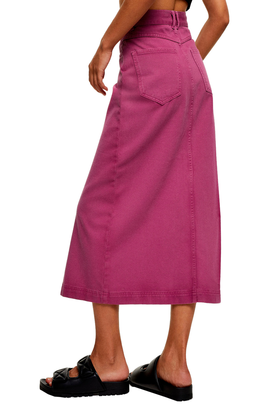Parfois Джинсовая юбка на пуговицах (цвет ), артикул 197713 | Фото 3