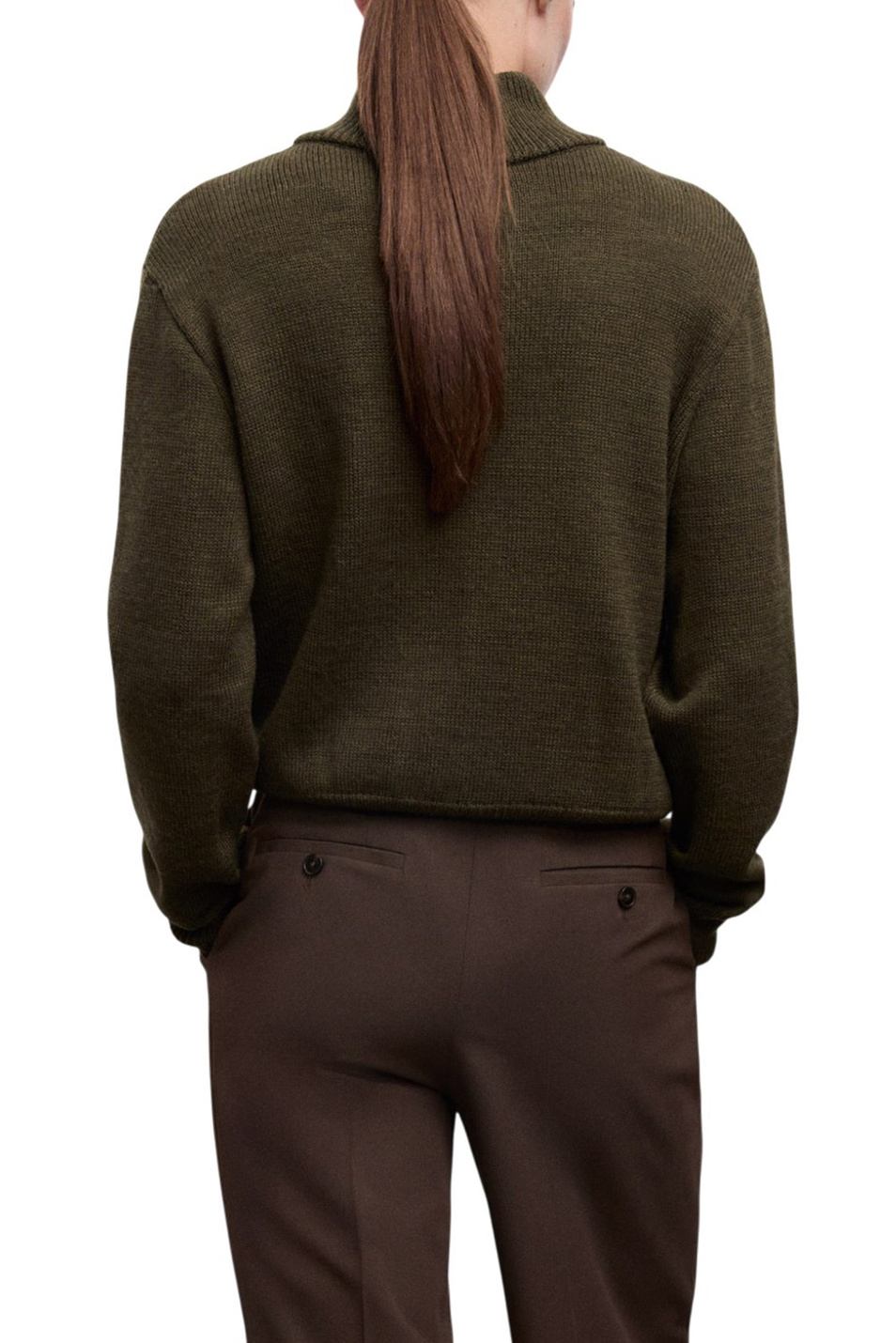 Женский Mango Джемпер LIMONES с высоким воротником (цвет ), артикул 17007844 | Фото 4