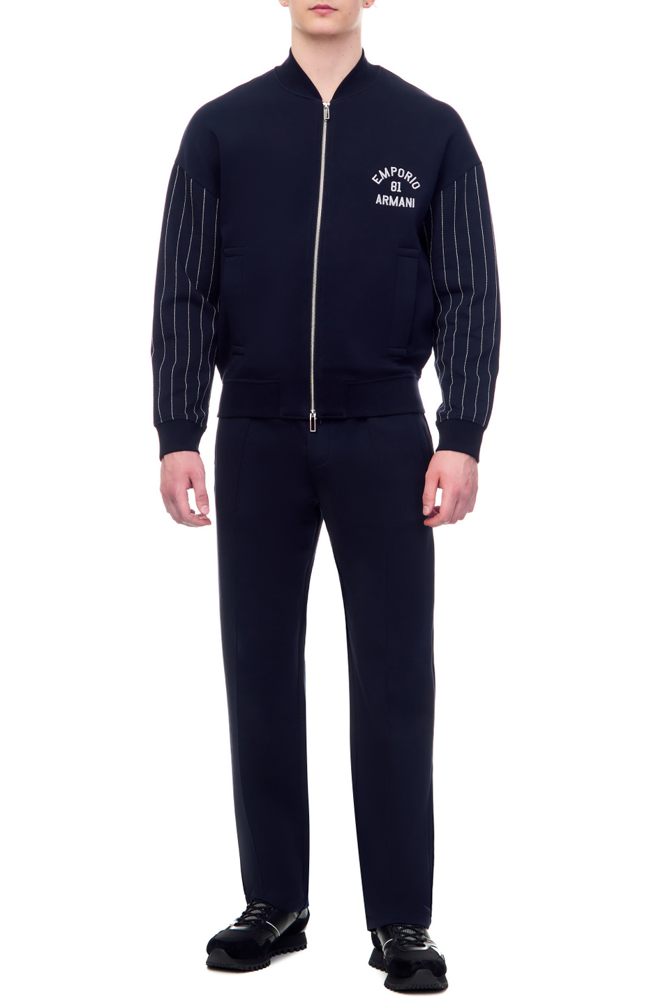 Мужской Emporio Armani Бомбер с логотипом (цвет ), артикул 3R1MDG-1JHSZ | Фото 2