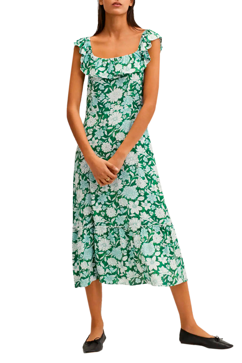 Женский Mango Платье LOLIL-H с цветочным принтом (цвет ), артикул 27001082 | Фото 2