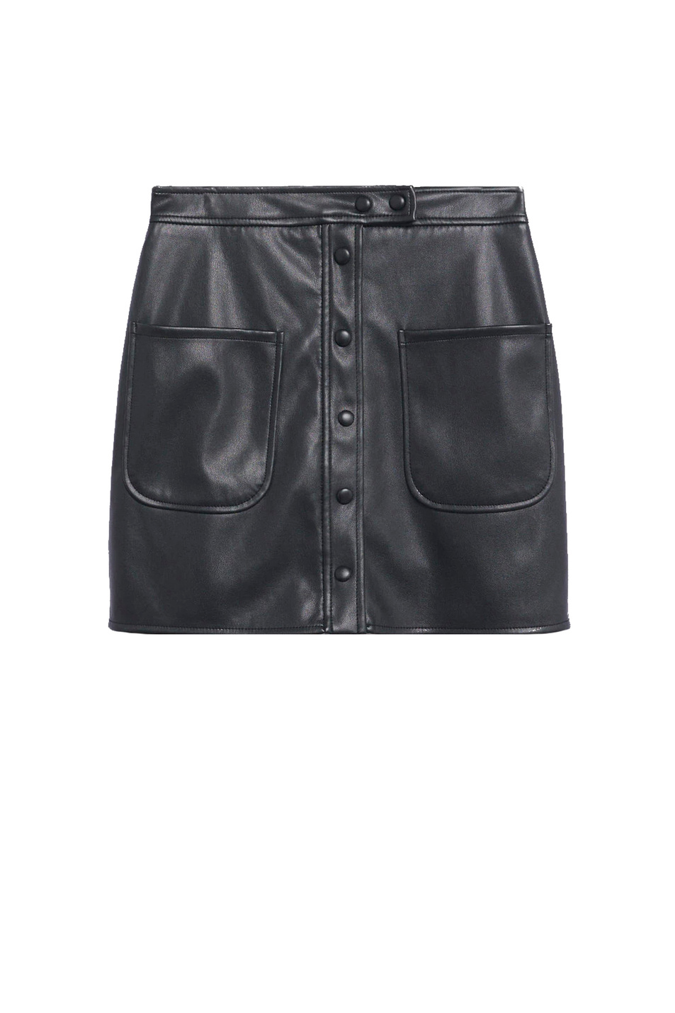 Юбка MARY из искусственной кожи|Основной цвет:Черный Женский Mango Юбка MARY из искусственной кожи (цвет ), артикул 17075921 | Фото 1