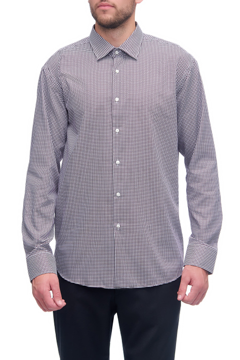 BOSS Рубашка классического кроя из высококачественного хлопка с рисунком ( цвет), артикул 50459860 | Фото 3