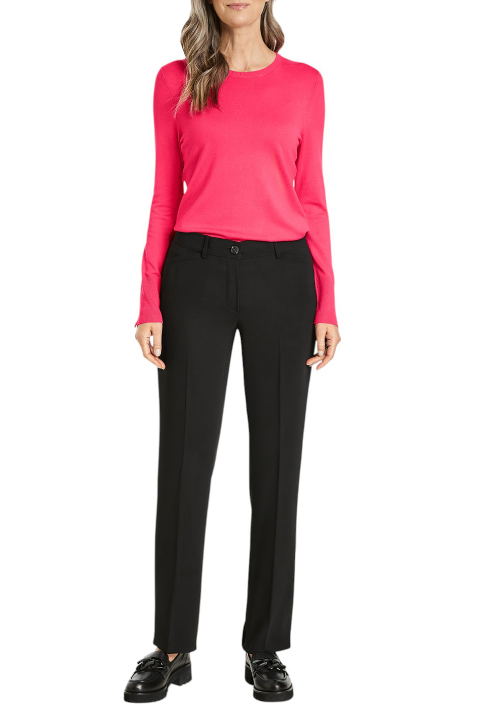 Брюки однотонные|Основной цвет:Черный Женский Gerry Weber Брюки однотонные (цвет ), артикул 925038-71944 | Фото 3