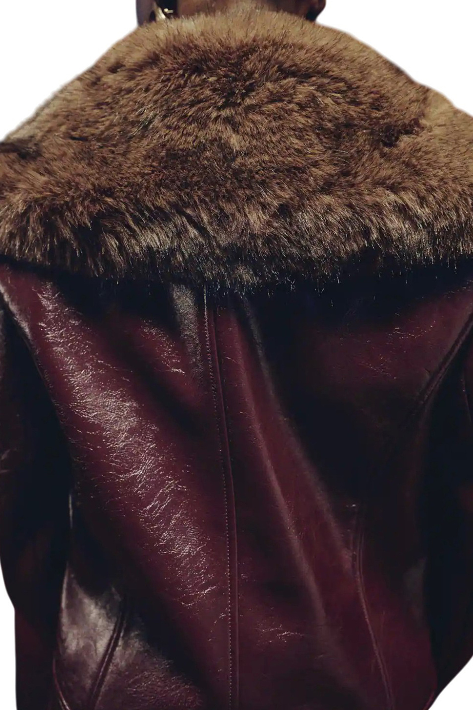 Женский Mango Куртка CLEO из искусственной кожи (цвет ), артикул 17099101 | Фото 4