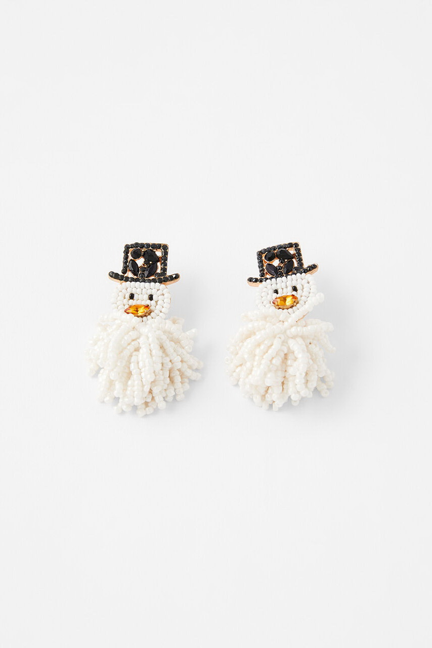 Женский Accessorize Серьги в виде снеговиков (цвет ), артикул 981557 | Фото 1