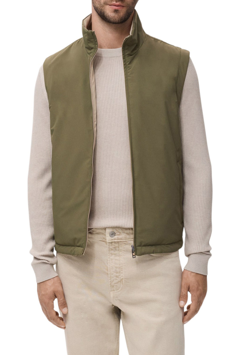 Мужской Mango Man Жилет NADAST двусторонний (цвет ), артикул 17094402 | Фото 2