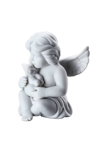 Фигурка средняя "Ангел с кроликом"|Основной цвет:Белый|Артикул:69055-000102-90531 | Фото 1