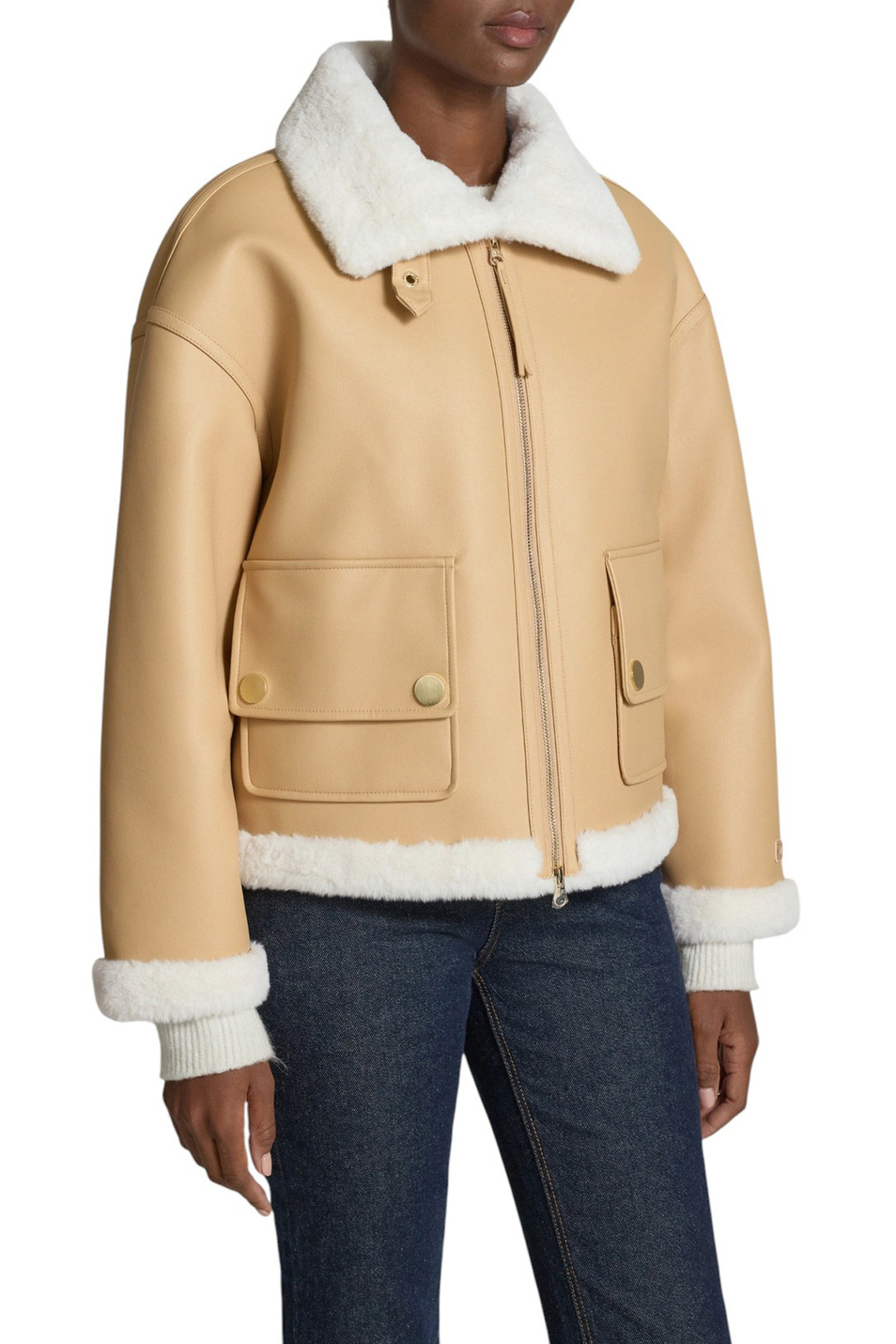 Женский Armani Exchange Дубленка с накладными карманами (цвет ), артикул XW000713-AF16389 | Фото 4