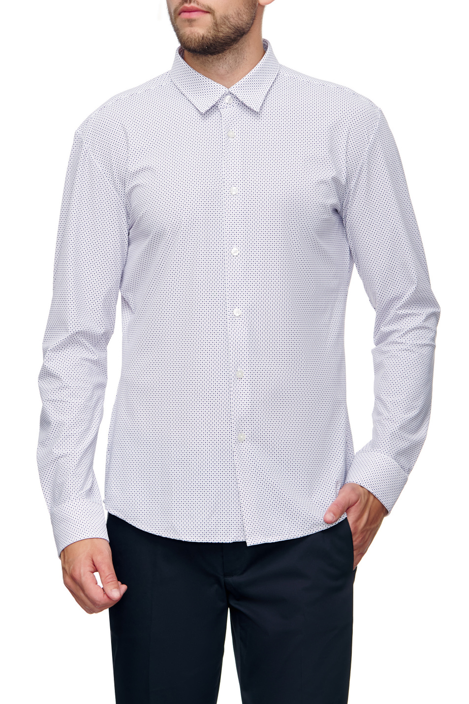 Мужской BOSS Рубашка с длинным рукавом и принтом (цвет ), артикул 50473650 | Фото 3
