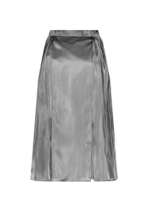 Gerry Weber Атласная однотонная юбка ( цвет), артикул 810025-31517 | Фото 2