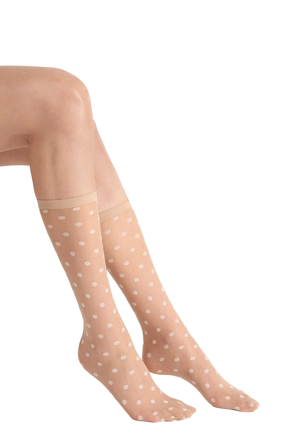 Женский Wolford Носки Daisy с цветочным принтом (цвет ), артикул 48113 | Фото 2