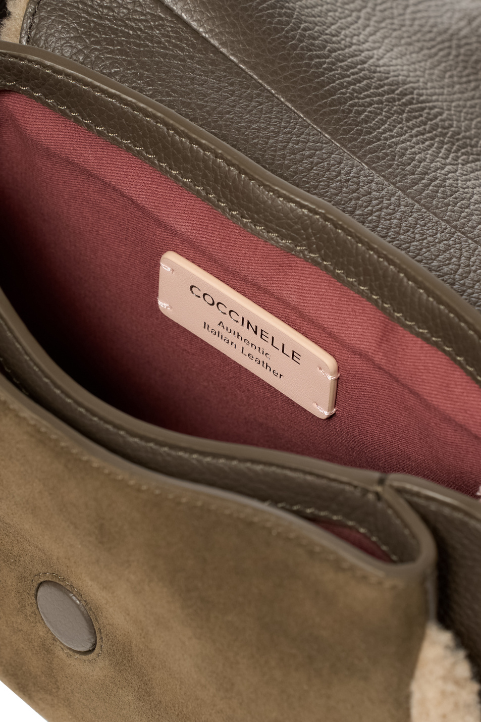 Женский Coccinelle Сумка MAVERY SUEDE EC из натуральной кожи (цвет ), артикул E1V7J180201 | Фото 5