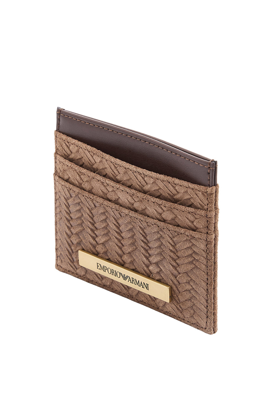 Мужской Emporio Armani Чехол для карт из натуральной замши (цвет ), артикул EM005753-AF25302 | Фото 2