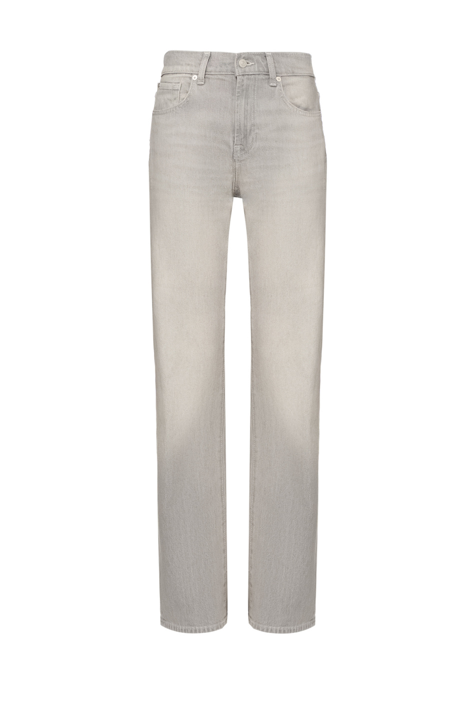 Джинсы из эластичного хлопка|Основной цвет:Серый Женский 7 for all Mankind Джинсы из эластичного хлопка (цвет ), артикул 7UE60C64 | Фото 1