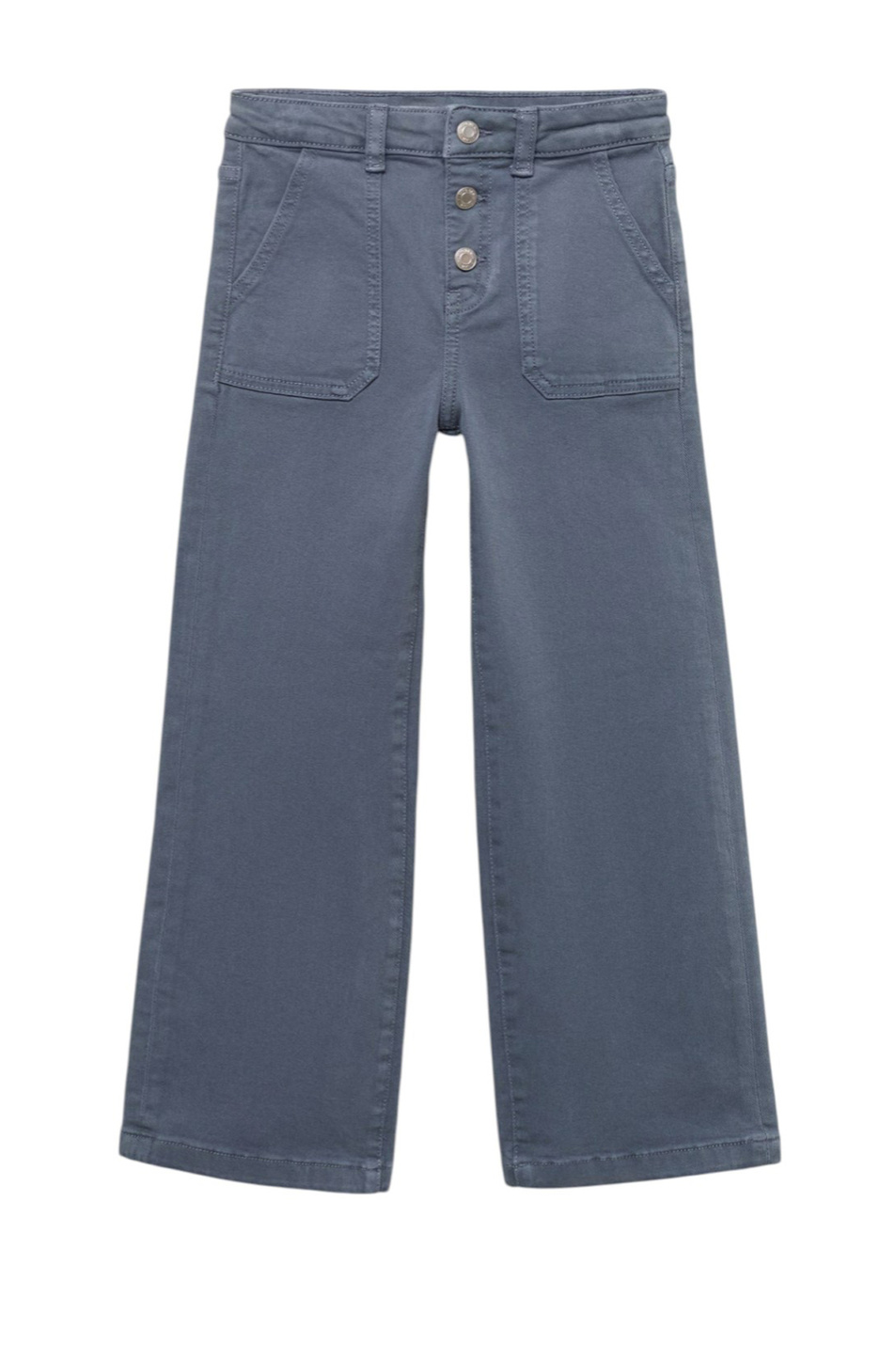 Девочкам Mango Kids Джинсы UTILITY1 из эластичного хлопка (цвет ), артикул 17022538 | Фото 1