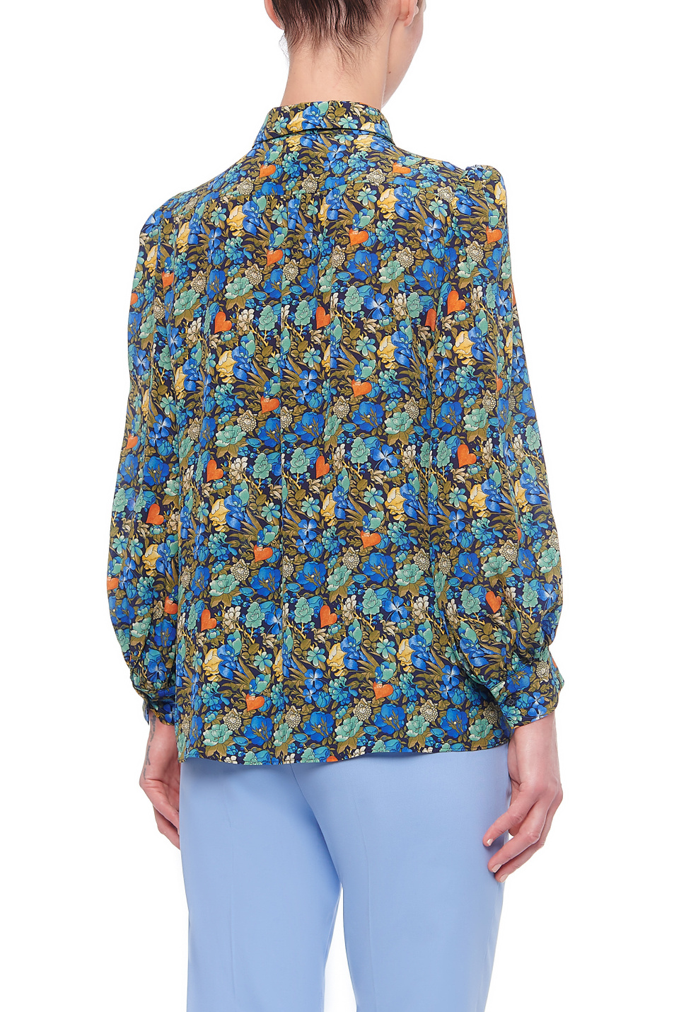 Женский Weekend Max Mara Шелковая блузка EDDA (цвет ), артикул 51161319 | Фото 4