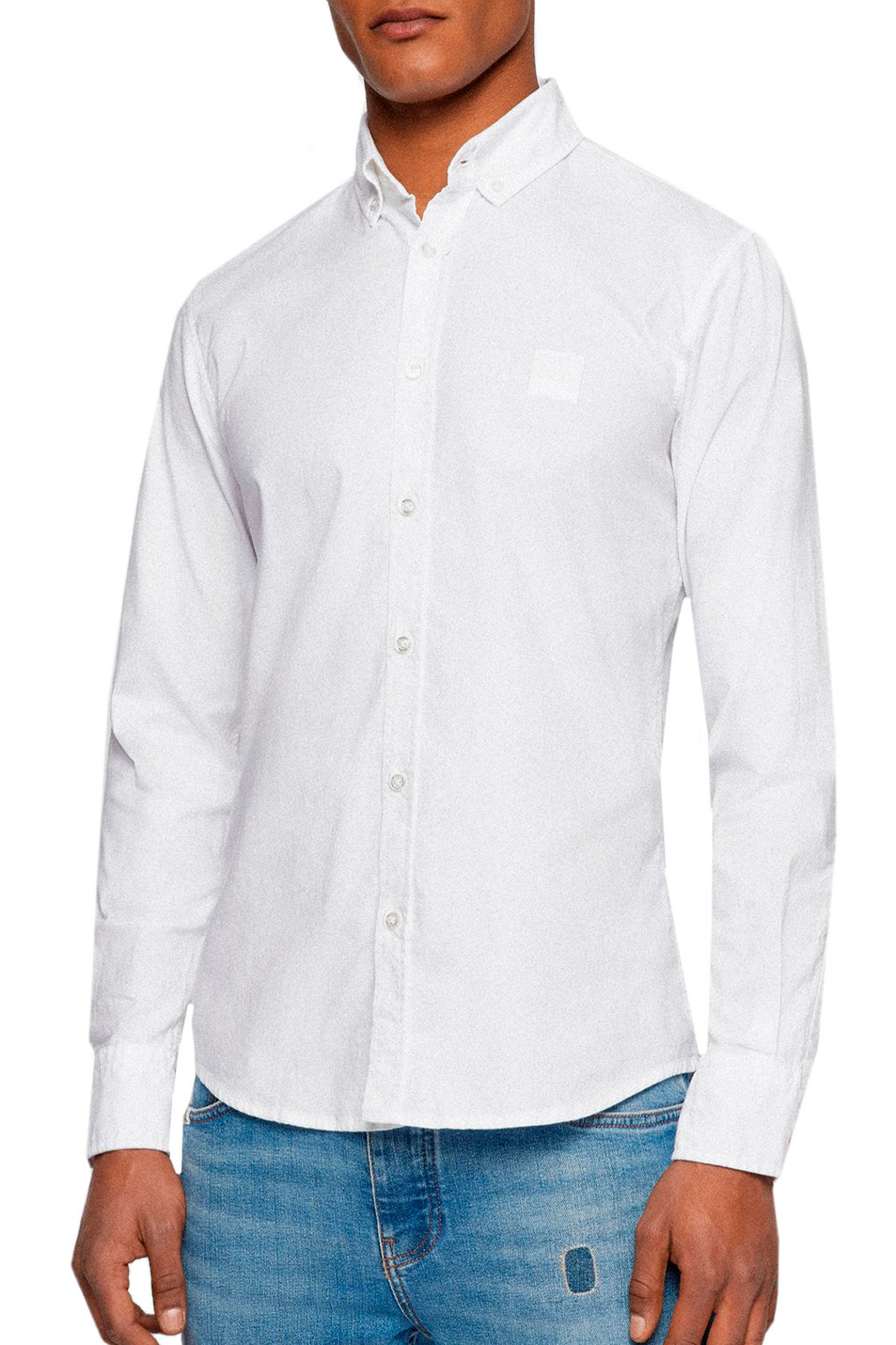BOSS Рубашка облегающего кроя с нашивкой (цвет ), артикул 50467324 | Фото 3
