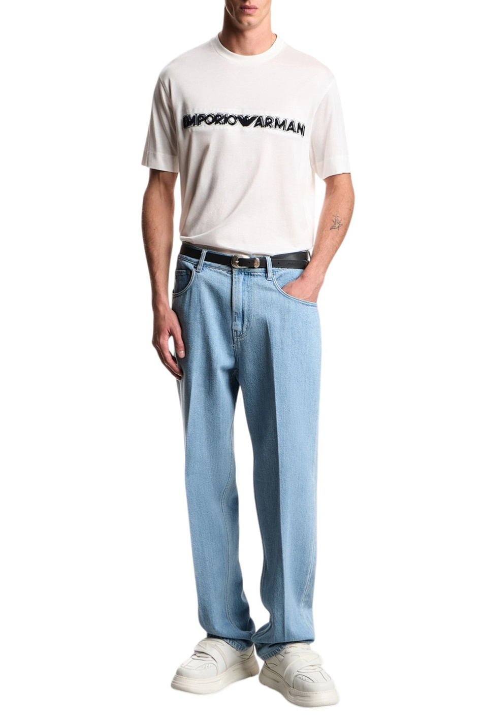 Мужской Emporio Armani Футболка с логотипом (цвет ), артикул EM004520-AF13747 | Фото 2