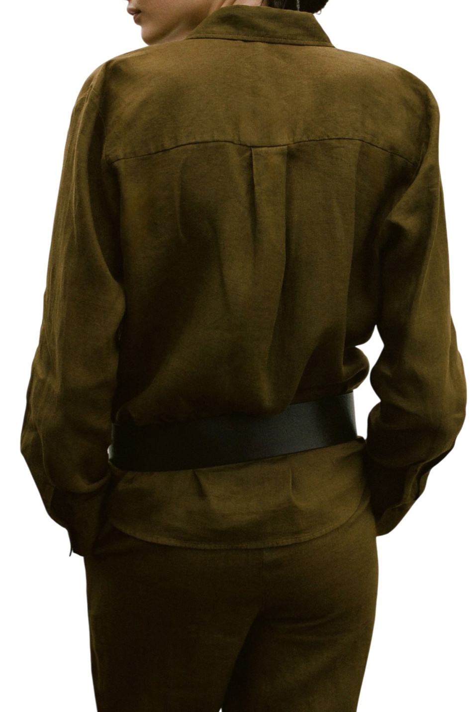 Женский Mango Рубашка LINO из льна (цвет ), артикул 27096345 | Фото 3