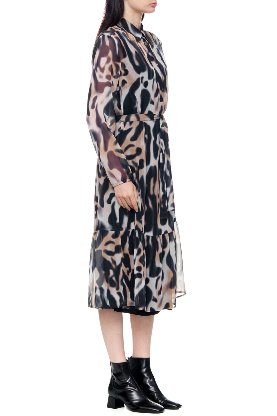 LeComte Платье с принтом и поясом (цвет ), артикул 49-613161 | Фото 4
