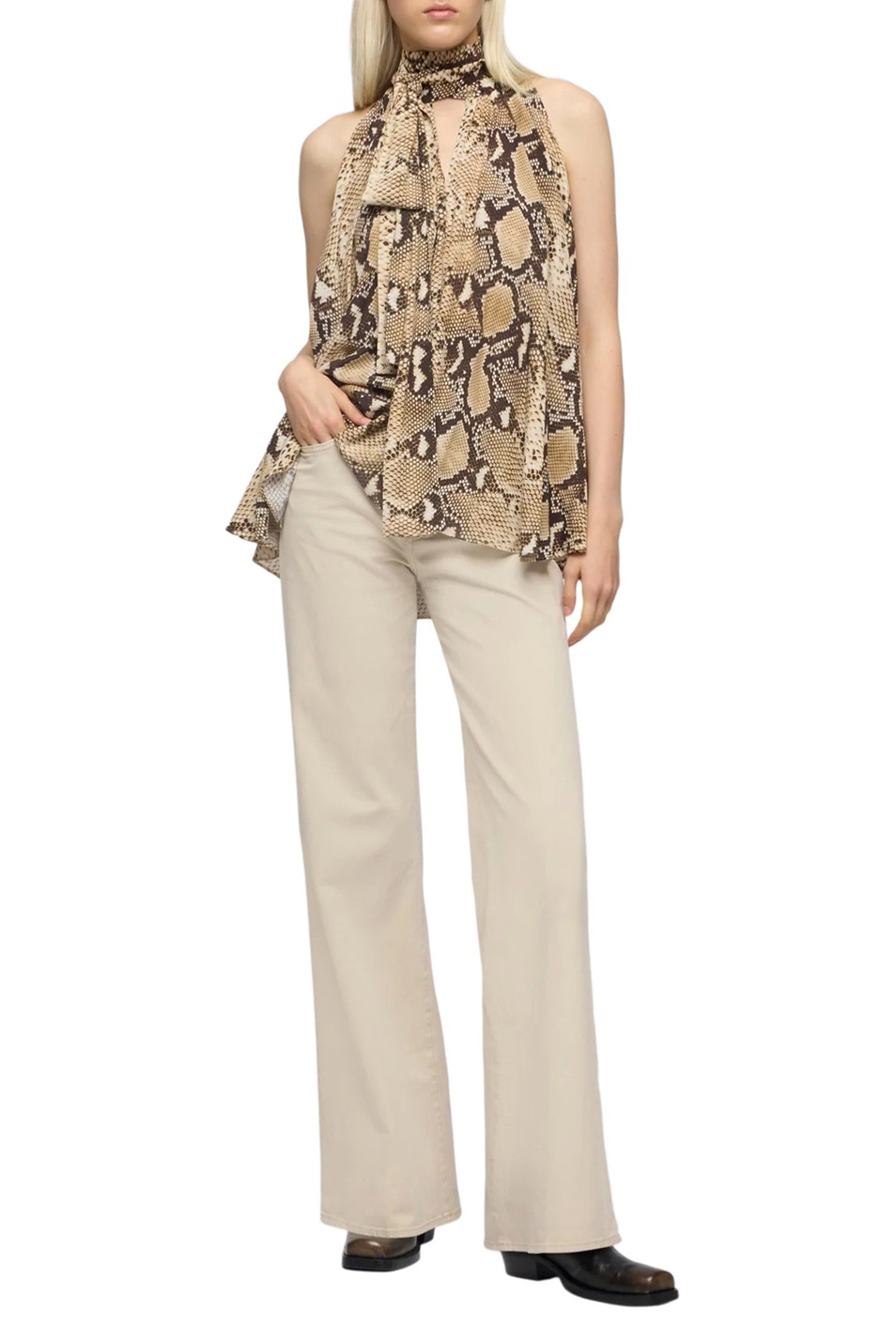 Женский 7 for all Mankind Джинсы из эластичного хлопка (цвет ), артикул 7UG20E39 | Фото 2