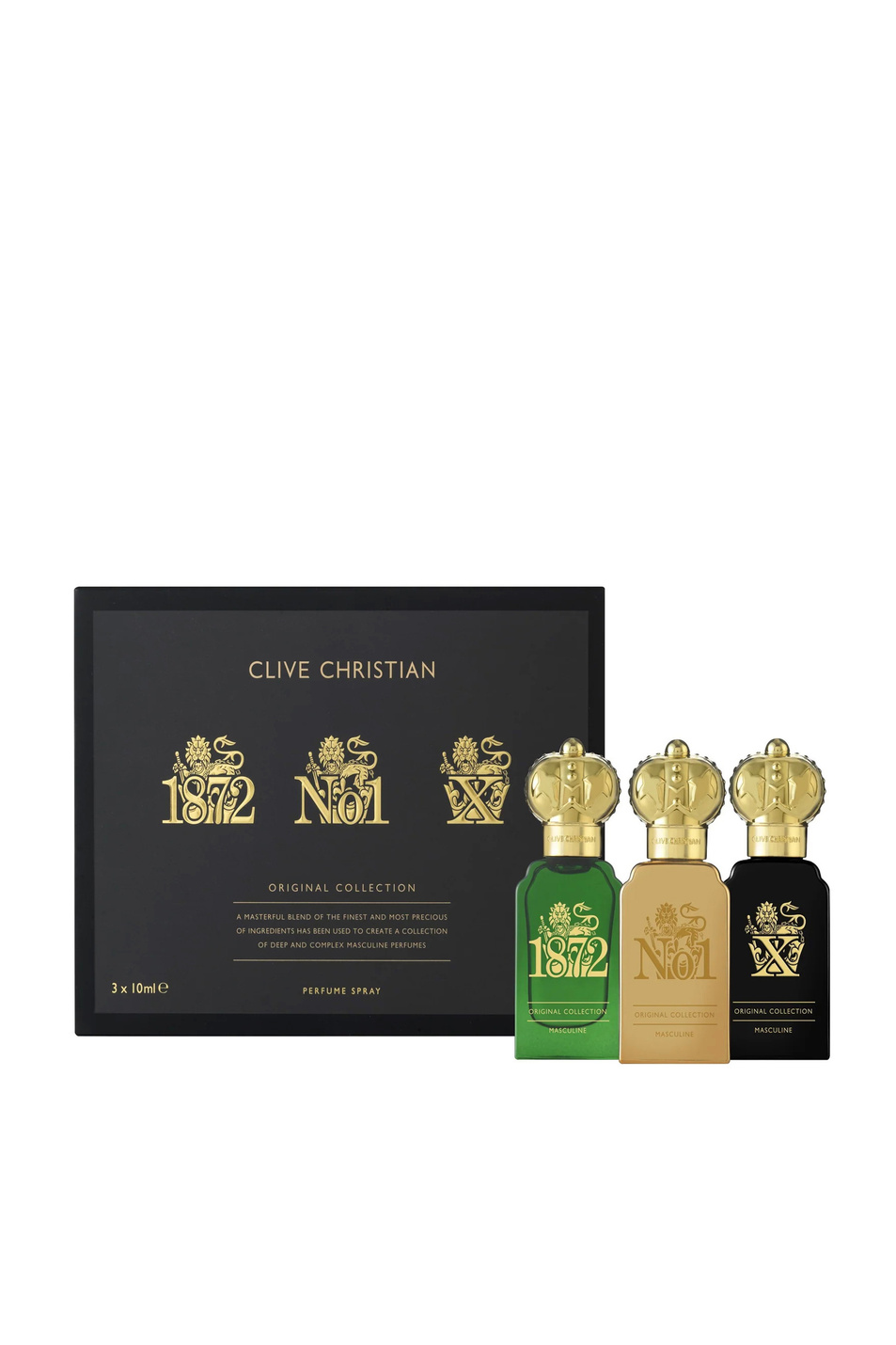 Unisex Clive Christian Набор духов Original Collection Masculine, 3 x 10 мл (цвет ), артикул CC-OCPT10LNM01 | Фото 2