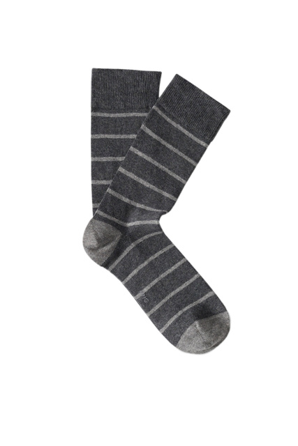 Носки STRIPE в полоску|Основной цвет:Серый|Артикул:37001329 | Фото 1