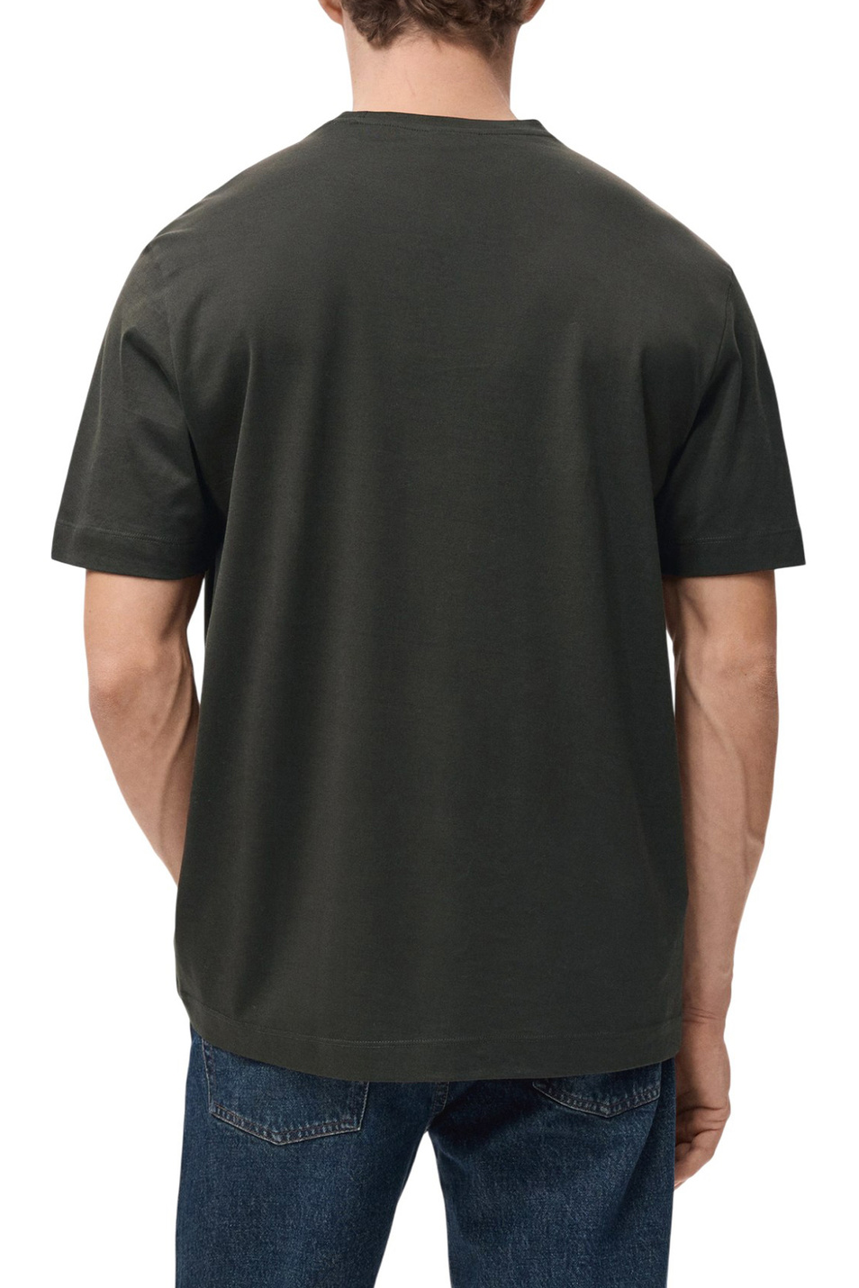 Мужской Mango Man Футболка BELLOW из хлопка (цвет ), артикул 27041264 | Фото 4