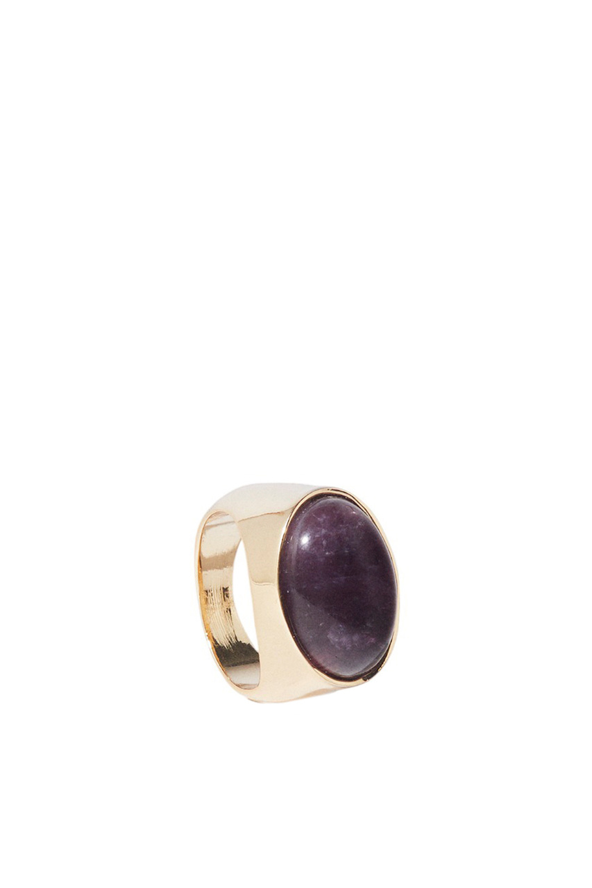 Кольцо с камнем|Основной цвет:Фиолетовый|Артикул:216899 | Фото 1