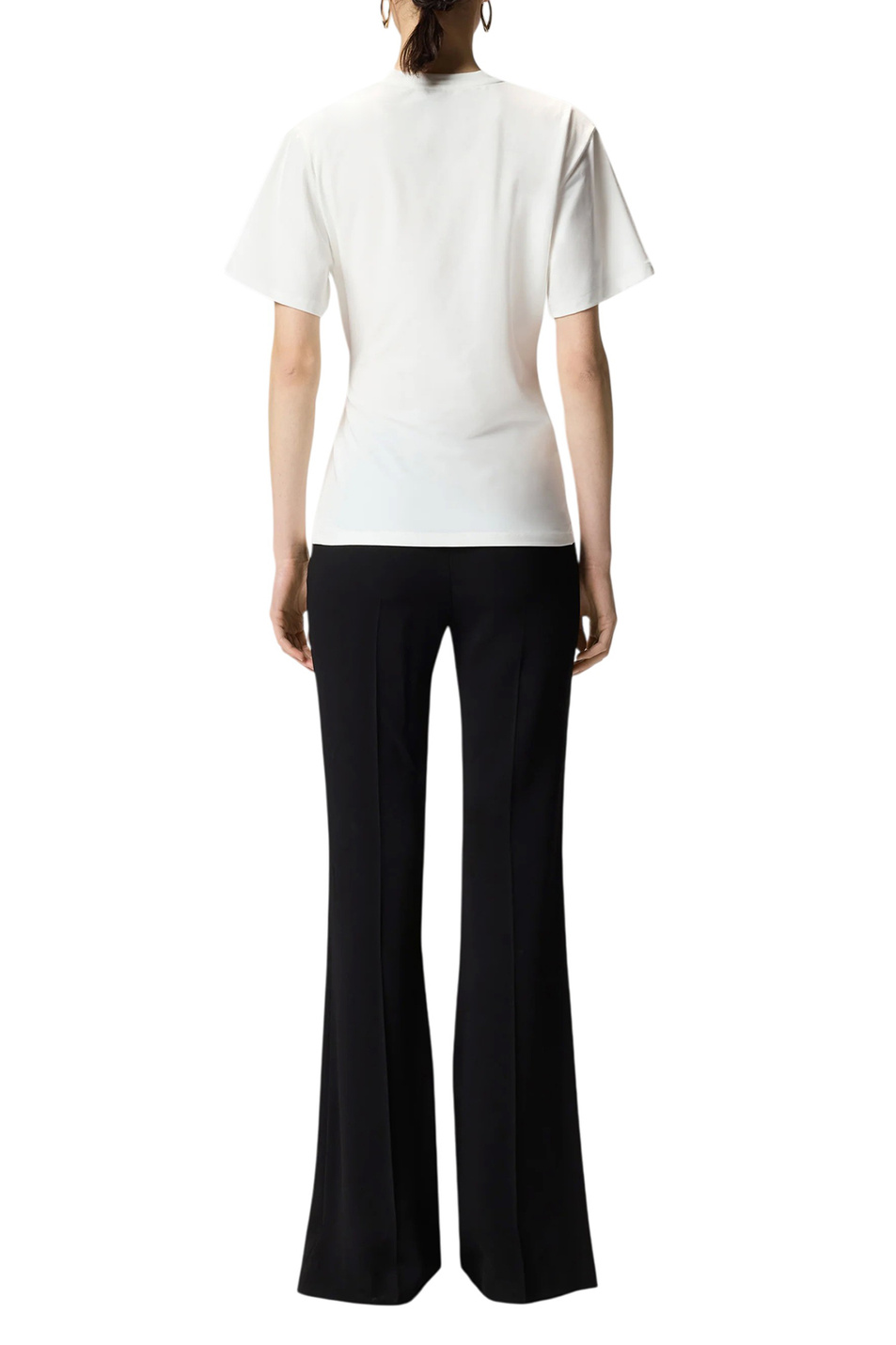 Женский Pinko Футболка с драпировкой (цвет ), артикул 106455A35D | Фото 5