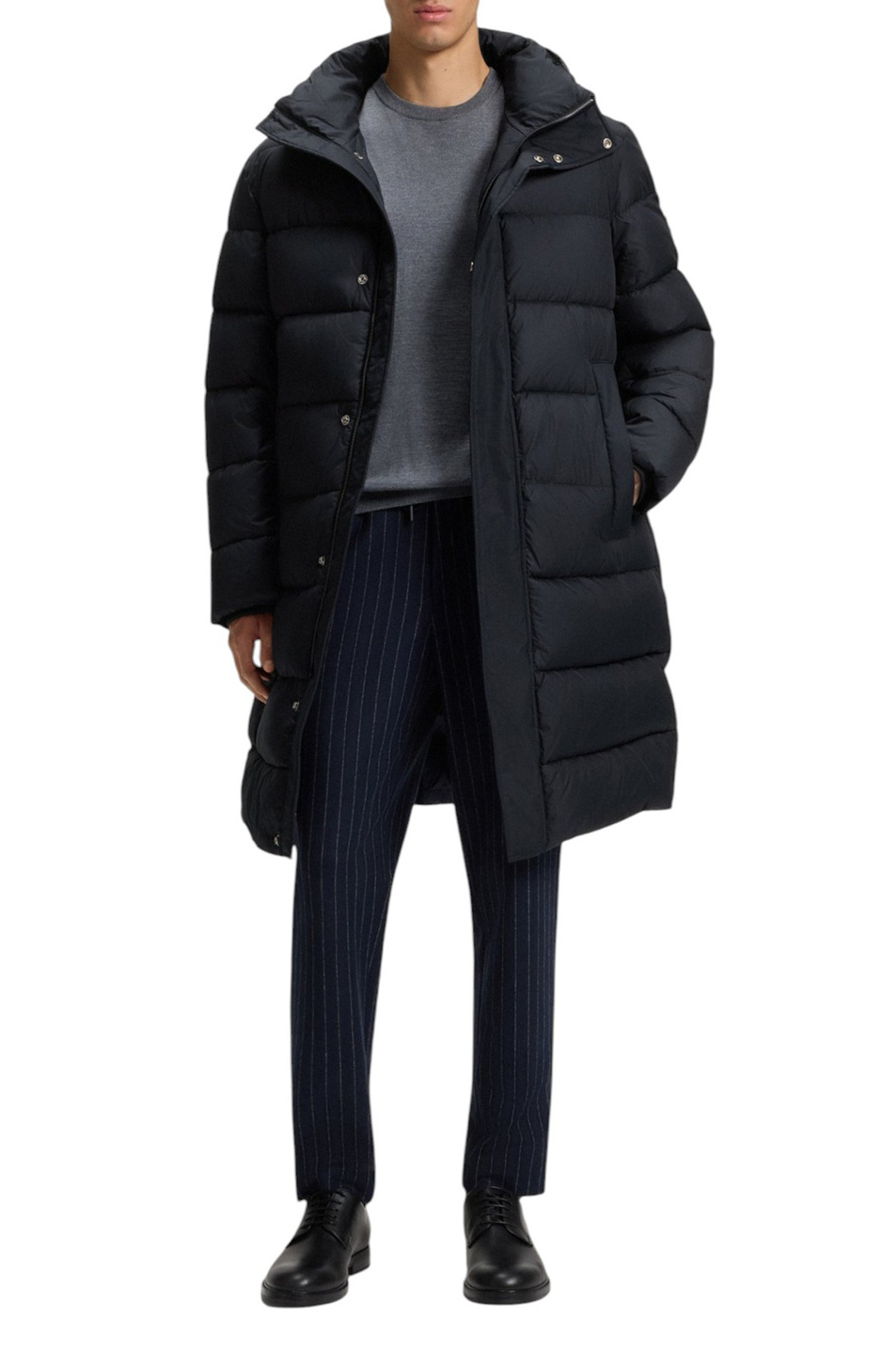 Мужской BOSS Пальто Cenuto стеганое с капюшоном (цвет ), артикул 50540474 | Фото 2
