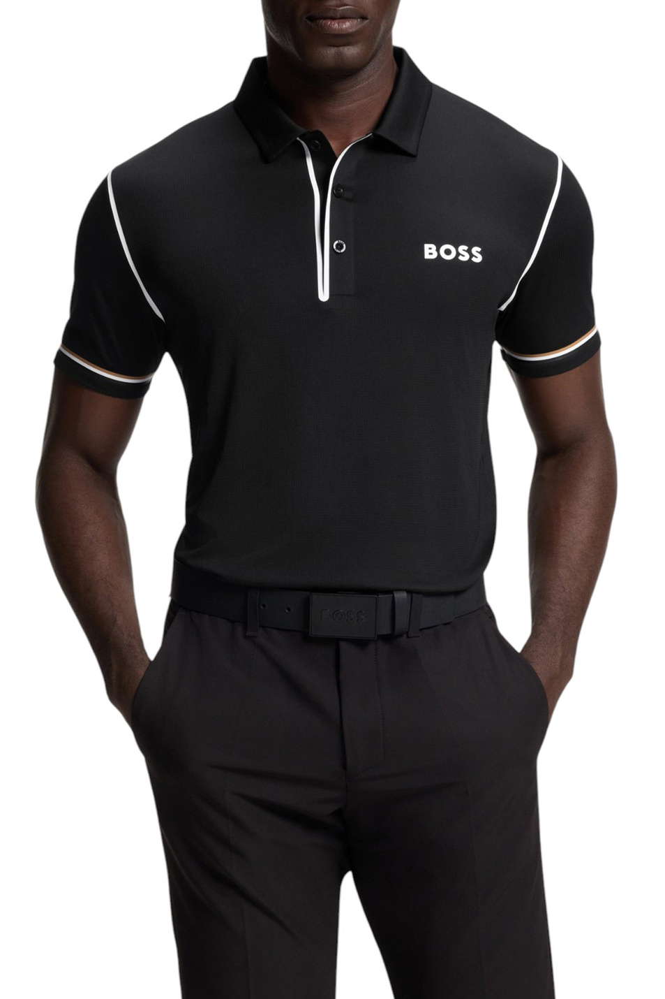 Мужской BOSS Поло с логотипом (цвет ), артикул 50543352 | Фото 3