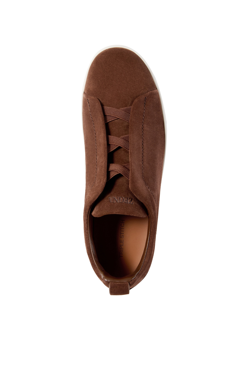 Мужской Zegna Кеды из натуральной замши (цвет ), артикул LHSOY-S4667Z-ALM | Фото 4