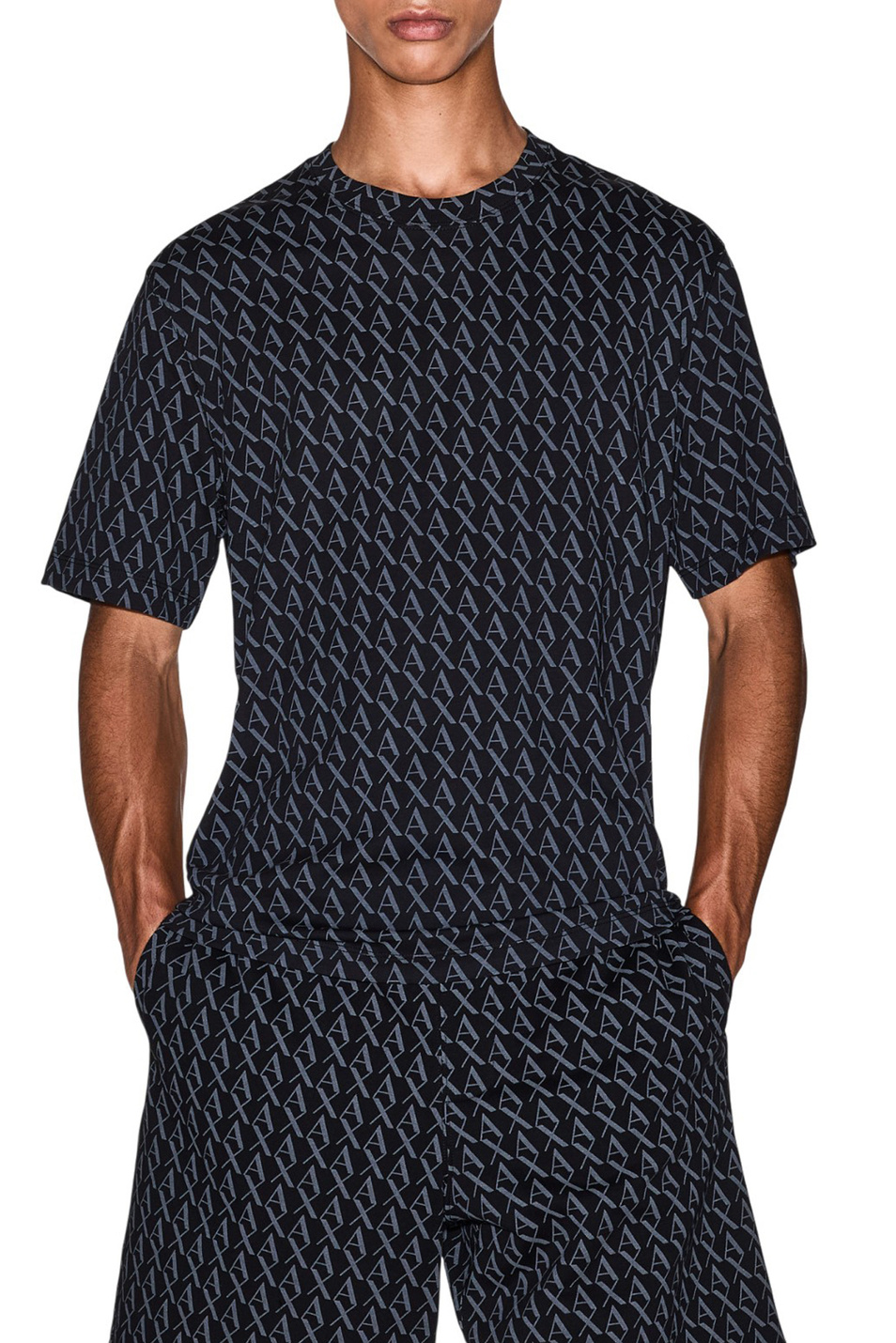 Мужской Armani Exchange Футболка с логотипом (цвет ), артикул XM001228-AF10356 | Фото 3