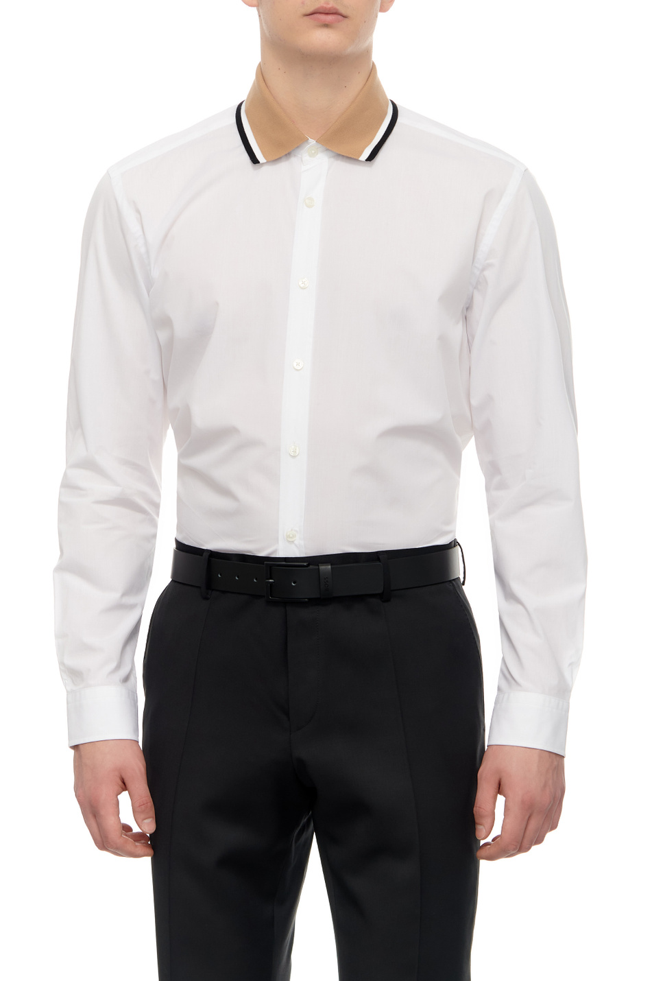 Мужской BOSS Рубашка с контрастным воротником (цвет ), артикул 50509176 | Фото 1