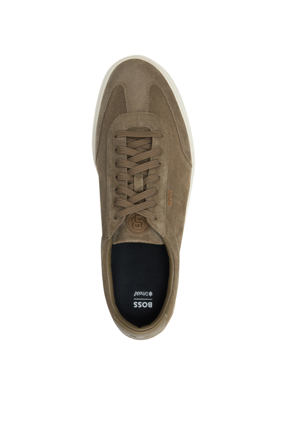 Кеды Kieran из натуральной замши|Основной цвет:Хаки Мужской BOSS Кеды Kieran из натуральной замши (цвет ), артикул 50554611 | Фото 4