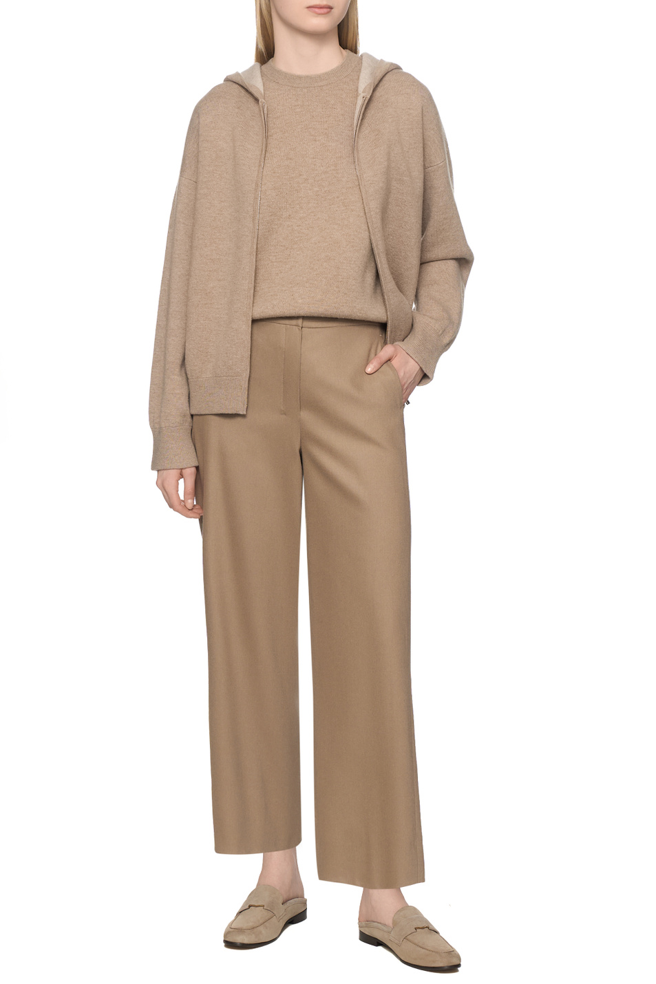 Джемпер NIRVANA из шерсти и кашемира|Основной цвет:Коричневый Женский Max Mara Джемпер NIRVANA из шерсти и кашемира (цвет ), артикул 2529366223 | Фото 3