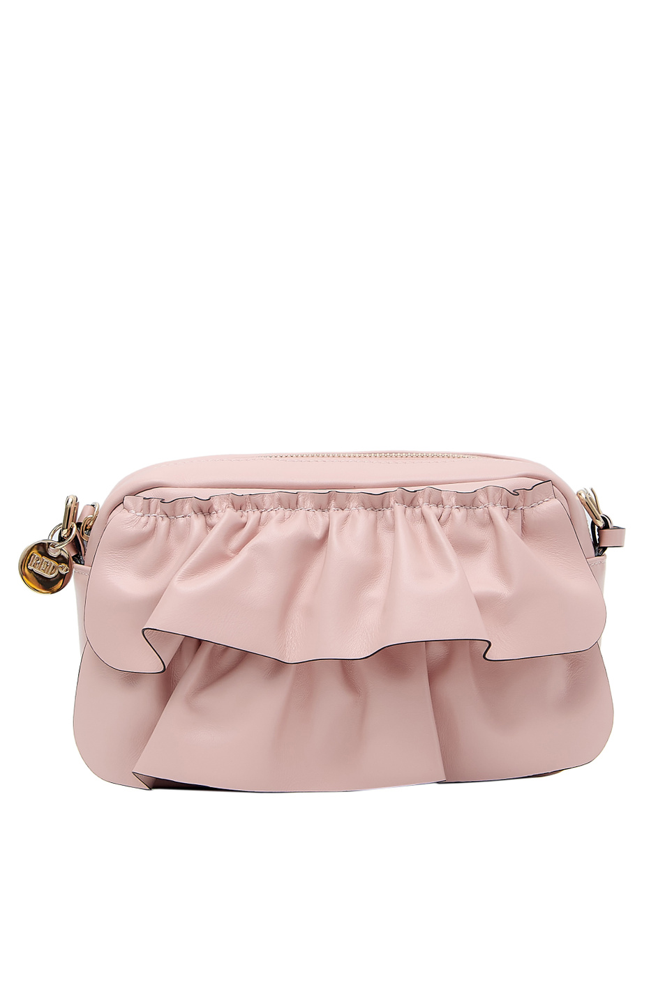Женский Red Valentino Сумка из натуральной кожи с оборками (цвет ), артикул WQ2B0C98VFV | Фото 1