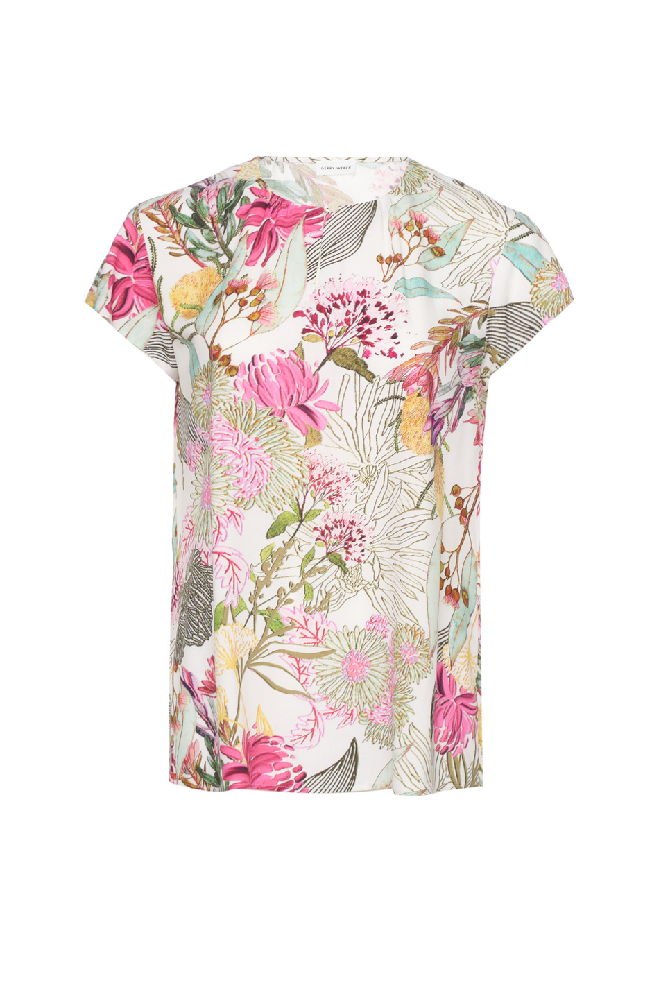 Женский Gerry Weber Блузка с цветочным принтом (цвет ), артикул N61083 | Фото 1