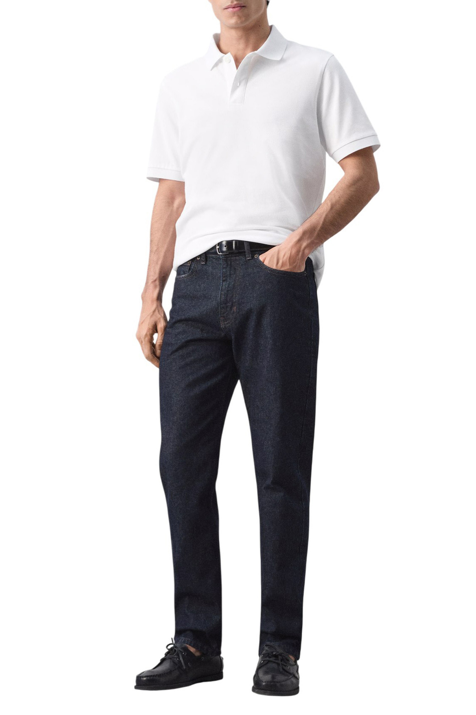 Мужской Mango Man Поло REA из хлопка (цвет ), артикул 27024427 | Фото 2