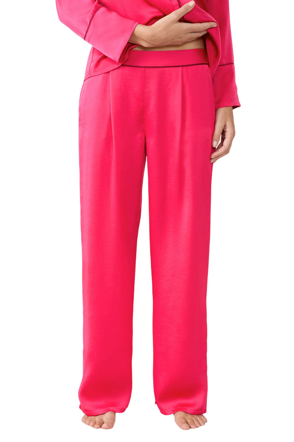 Женский Etam Брюки ERIKE из атласа (цвет ), артикул 6555704 | Фото 1