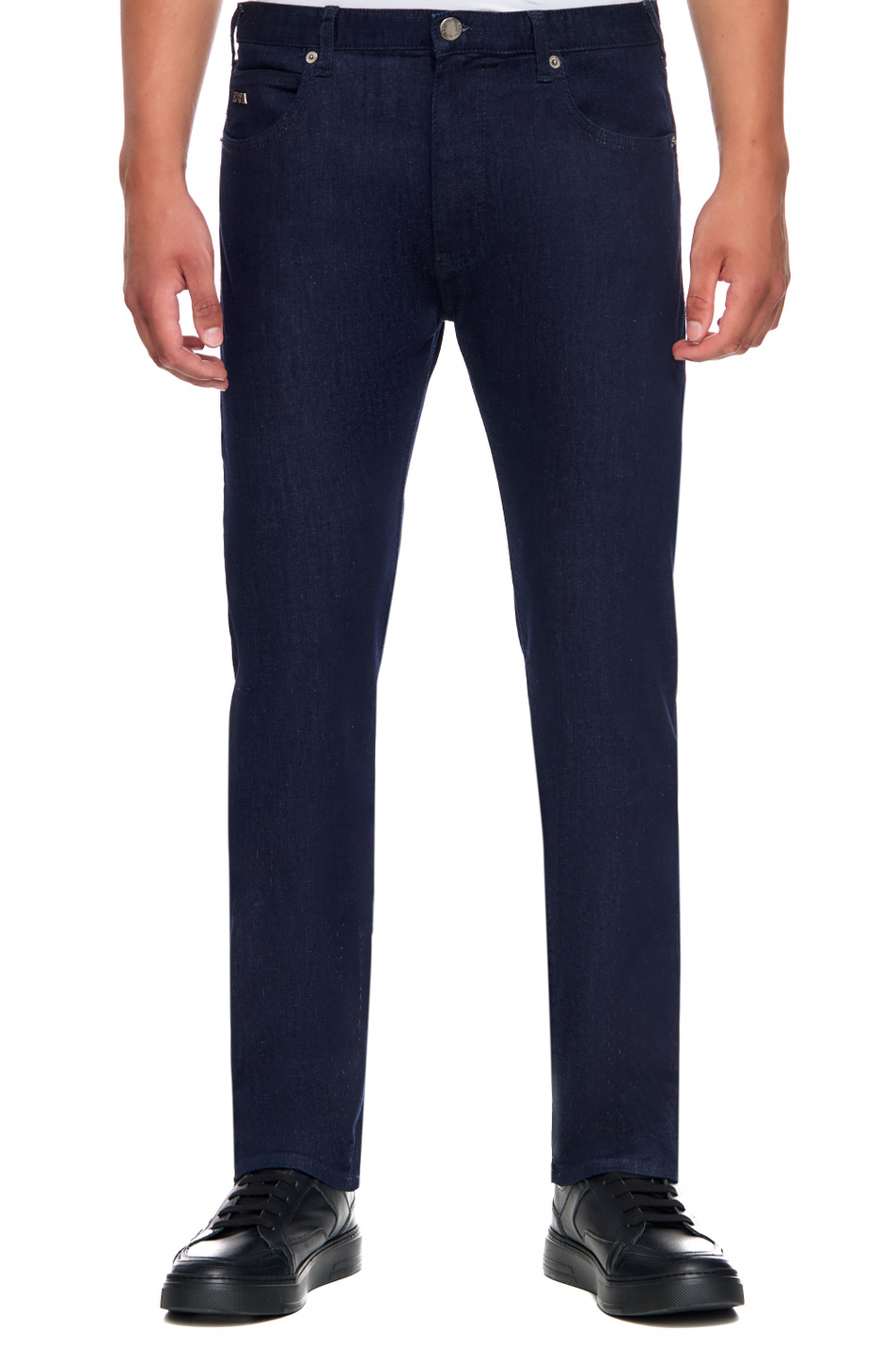 Мужской Emporio Armani Джинсы из эластичного хлопка (цвет ), артикул 8N1J45-1G19Z | Фото 1