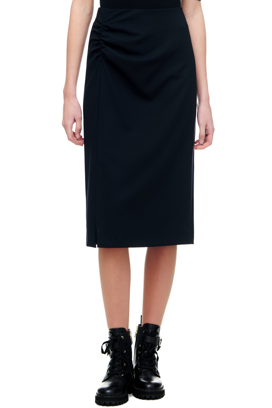 Женский Gerry Weber Однотонная юбка на молнии (цвет ), артикул 810019-31340 | Фото 4