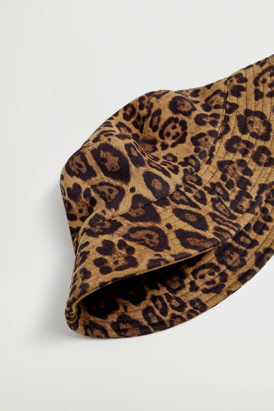 Mango Панама MINAJ с леопардовым принтом (цвет ), артикул 87040070 | Фото 3