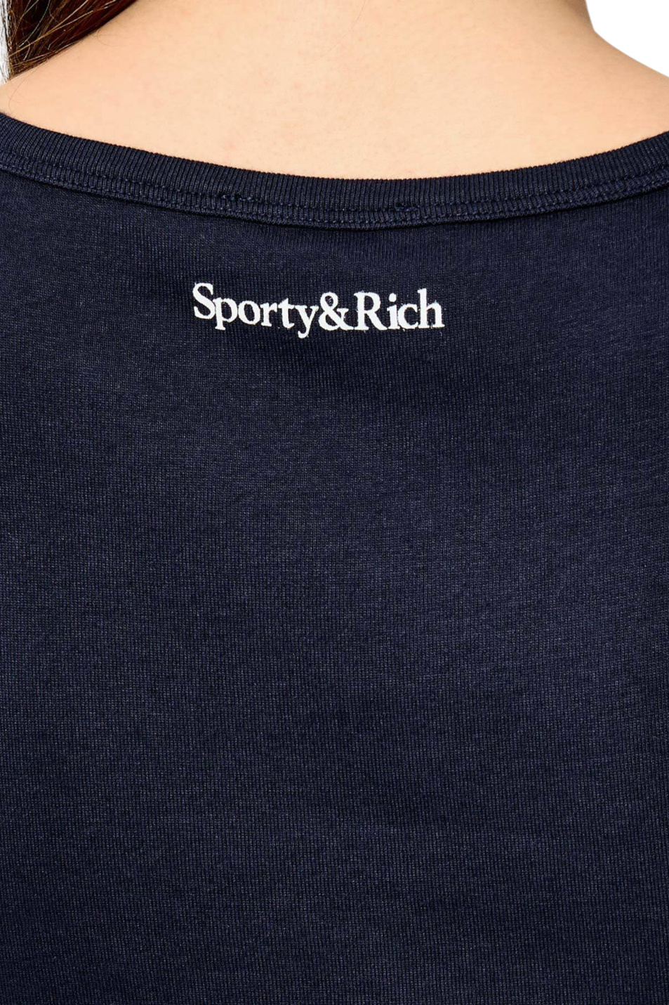 Женский Sporty & Rich Топ Yankees Krystal из хлопка (цвет ), артикул TO136718635BL106 | Фото 7