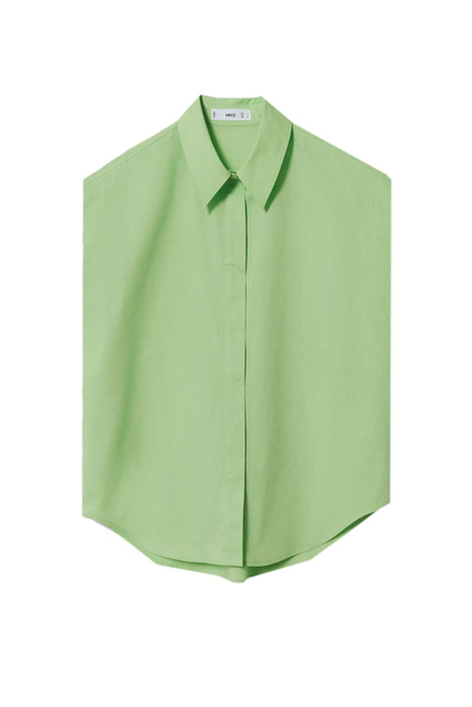 Рубашка оверсайз MATRIS|Основной цвет:Салатовый|Артикул:27088634 | Фото 1